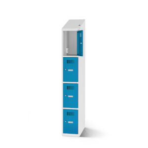 Fächerschrank mit Ladefunktion 4 Fächer 30