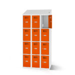 Fächerschrank mit Stromanschluss 12 Fächer 90