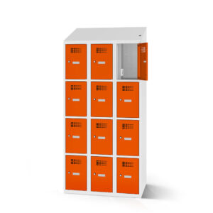 Fächerschrank mit Stromanschluss 12 Fächer 90